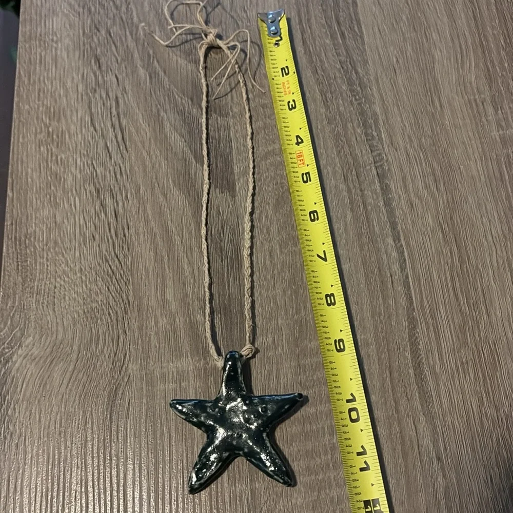 🍄 Handmade Starfish Pendant Necklace